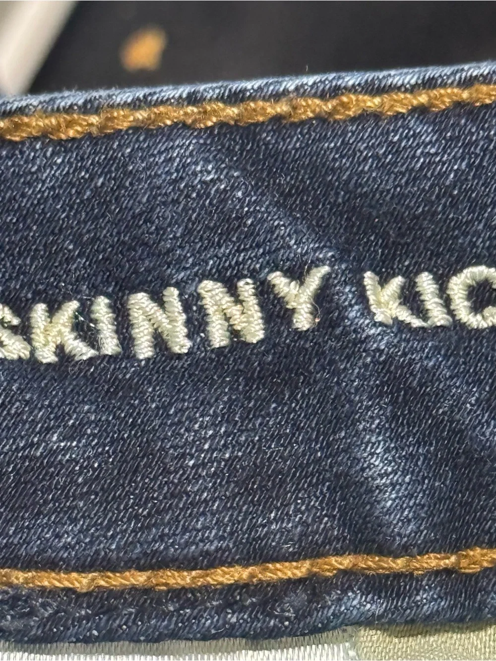 American Eagle Skinny Kick Women’s Jeans Size 4 Long Dark Wash Stretch Denim